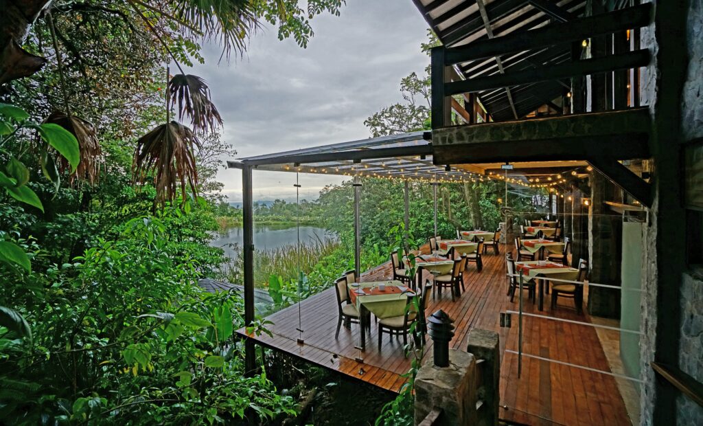 Dining Room at the Establo Hotel, Monteverde Costa Rica